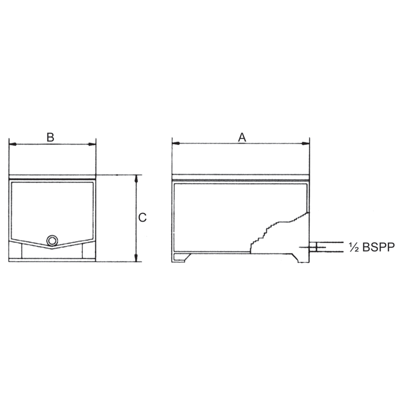 Tank dimensions